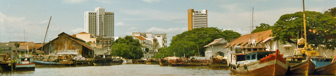 auf dem Malacca Fluss