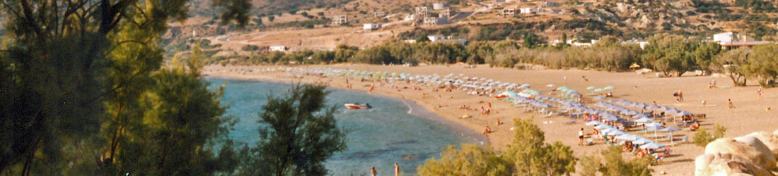 der Strand von Paleochora