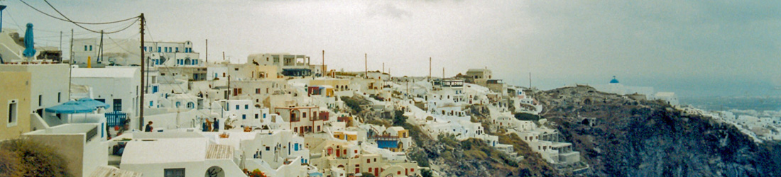 Ausblick auf Fira