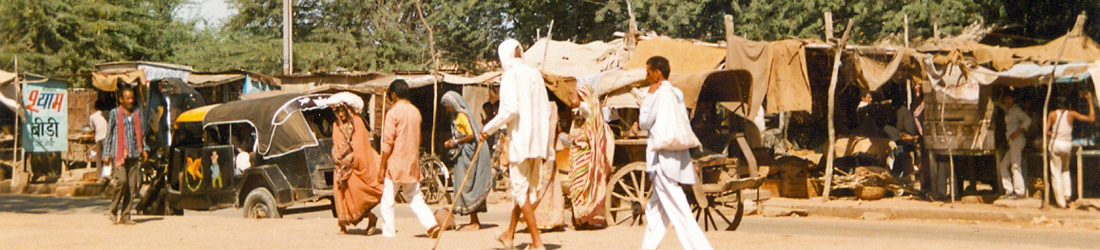 auf dem Busbahnhof in Jhansi