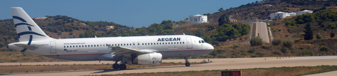 Aegean Airlines in Athen