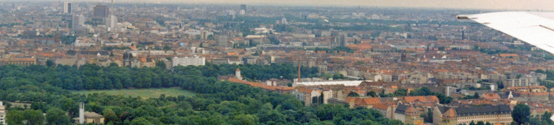 Anflug auf Berlin